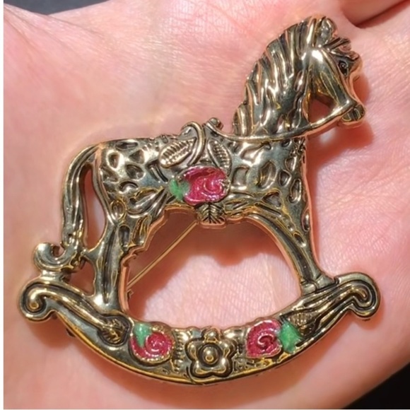 Rocking Horse Vintage Brooch - Picture 14 of 14